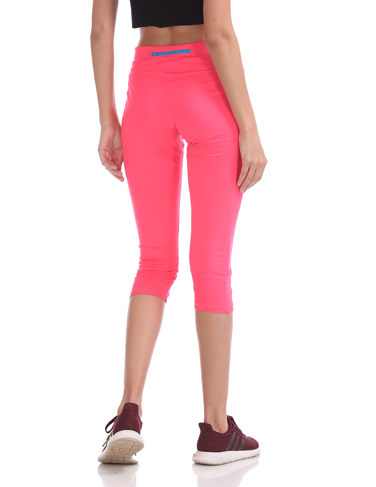 U.S. Polo Assn. Women Casual Wear Solid Gym Tight